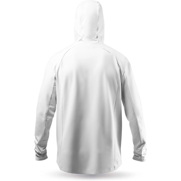 2026 Zhik Mens Motion Long Sleeve Hooded Top ATP-0100-M-PLT - Platinum